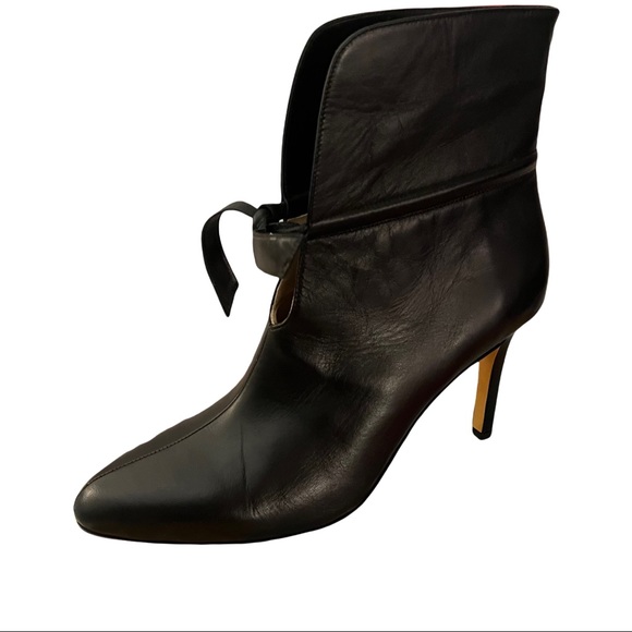 RARE MNZ Maryam Nassir Zadeh Kierra Boots size 41 (US 11) black calfskin - Picture 13 of 16